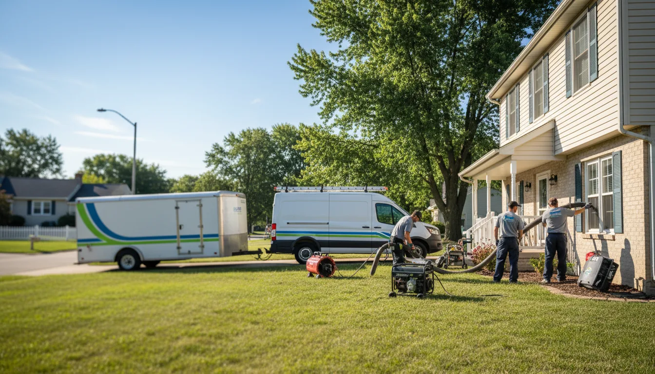 Flooded Basement Restoration And Cleanup With Repair in Council Grove, KS near me